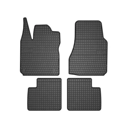 Set covoare auto din cauciuc El Toro pentru Renault Twingo II (2007–2014), negre Livrare gratuită