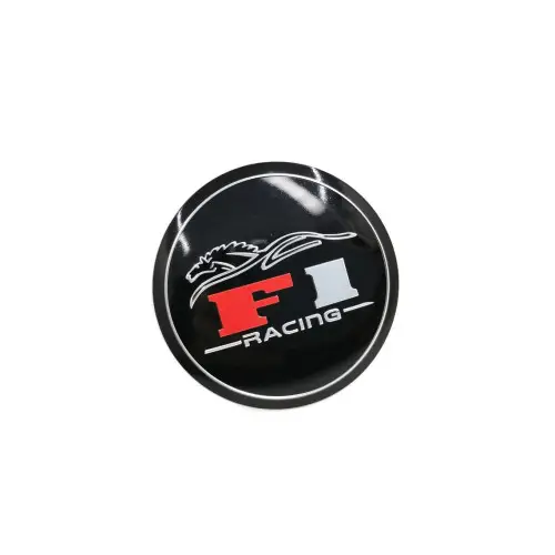 Set ornamente negre pentru capace jante auto 5 cm, ABS rezistent (LGT-003) Preț mic
