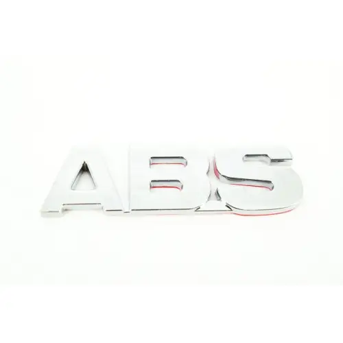 Livrare expres Emblemă auto ABS cromată „ABS” – ornament decorativ pentru caroserie