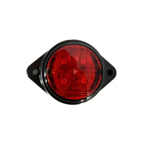 Lampă LED SMD 4004-1 roșie 24V, rezistentă la apă IP66, 81×61,5×30 mm Promoție