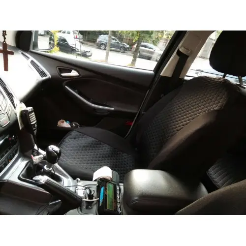 Preț redus Set huse scaune dedicate Ford Focus 3 Break (2010-2016) fractionate, Premium