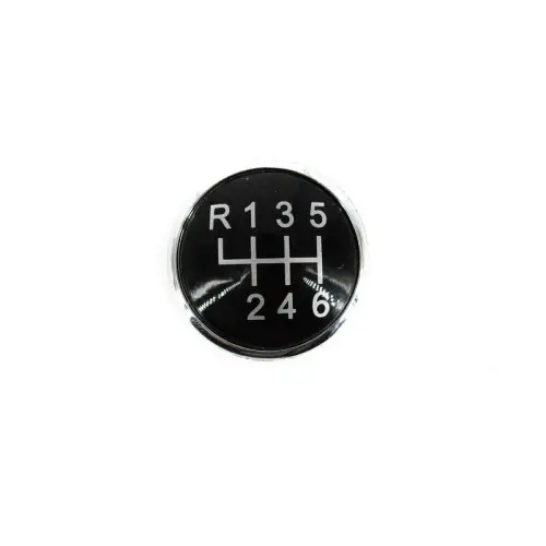 Expediere rapidă Capac schimbător viteze crom pentru VW Golf IV, 6 trepte (1–6) ART-119