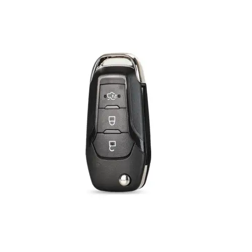 Carcasă telecomandă compatibilă Ford, 3 butoane, cu lamelă metalică – Cod 1628 Ieftin
