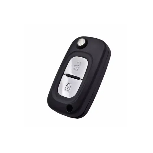 Preferatul clienților Carcasă cheie/telecomandă compatibilă Renault, 2 butoane, cu lamelă metalică – Cod 2209
