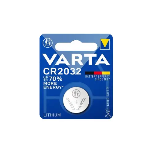 Vezi acum Baterie Varta CR2032 3V litiu pentru ceas, telecomandă și dispozitive mici