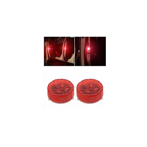 Set 2 lumini LED pentru avertizare ușă deschisă auto, roșu intermitent (USA2LED) Lichidare de stoc