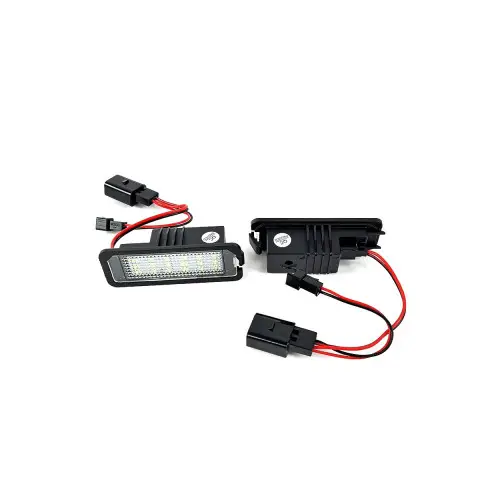 Reducere extra Set 2 lămpi LED pentru iluminare număr VW, 6500K, compatibile Golf/Polo/Passat