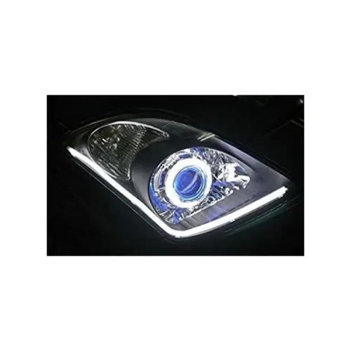 Expediere rapidă Set 2 benzi LED DRL flexibile 30 cm, lumină albă 12V pentru far (BO30W-12V)
