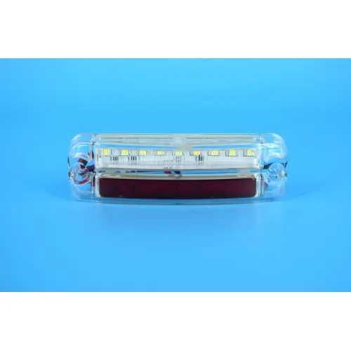 Lampă laterală LED 12-24V alb-roșu, compactă, cablaj separat L1031156 Chilipir