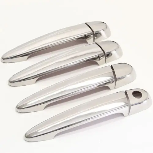 Plată securizată Set ornamente crom pentru mânere uși BMW E90/E91, X1 E84, X5 E70, X6 E71/E72