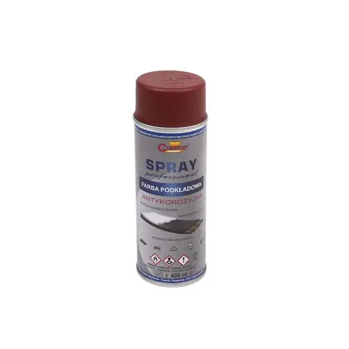 Spray primer roșu profesional Champion RAL3009, anticoroziv, 400 ml Cumpărături sigure