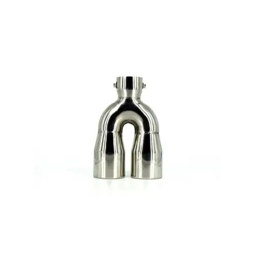 Disponibil imediat Ornament tobă inox premium HY302, finisaj cromat sport, prindere cu șurub