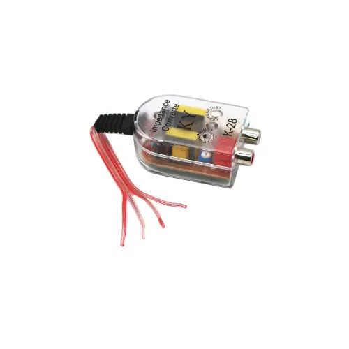 Convertor HI-LOW pentru semnal audio auto, adaptor difuzoare la RCA K28 Nu rata