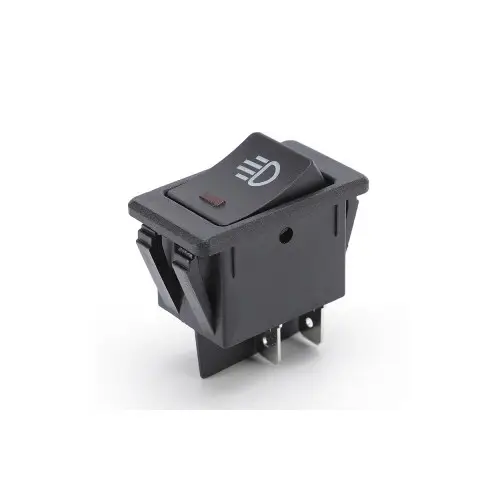 Transport gratuit Buton rocker auto ON/OFF universal 12V/24V, cu simbol faruri, negru (ASW)
