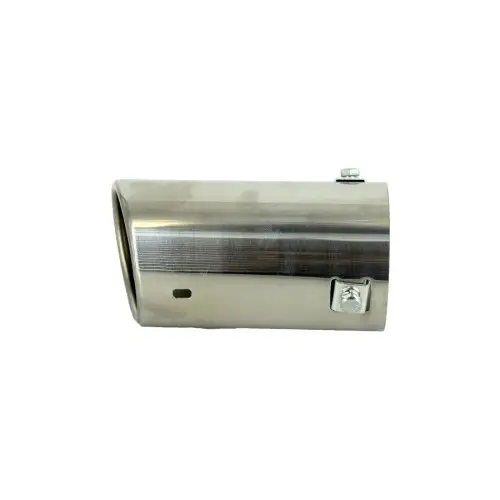 Promoție Ornament toba auto A666 din inox, 14,5 cm, prindere cu 3 șuruburi