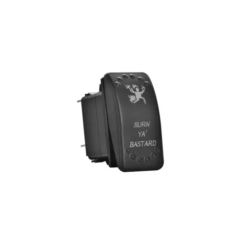 Întrerupător tip rocker „Rocket” cu martor luminos, 12/24V, 5 pini (J24) Super ofertă