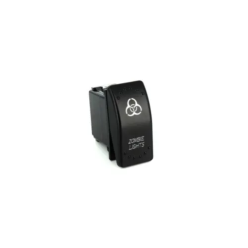 Intrerupator buton tip Rocket ZOMBIE LIGHT cu martor luminos, 12/24V (J18) Ofertă