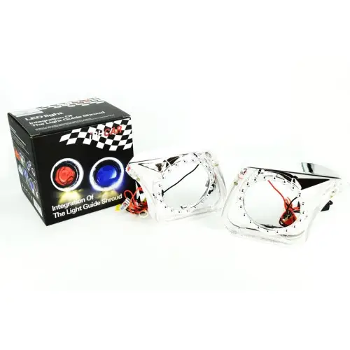 Ieftin Ornament pentru far 3 inch cu LED 12V, set 2 bucăți (Cod 142)