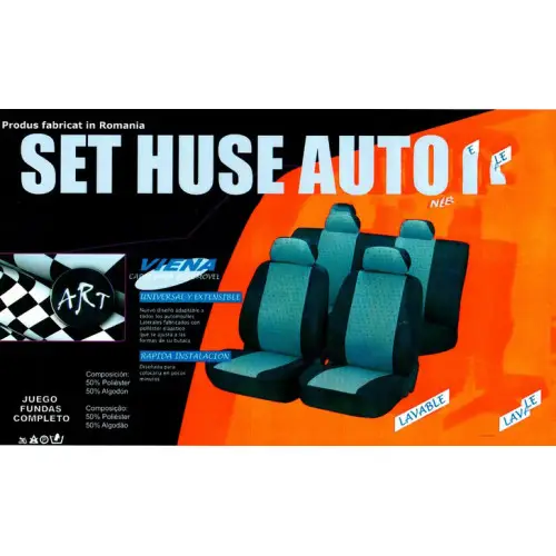 Comandă acum Set huse scaune auto pentru Dacia Lodgy 2012+ 7 locuri, 9 piese premium
