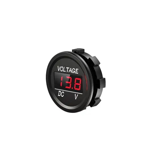 Cumpără acum Voltmetru digital auto 6-30V cu afisaj LED rosu pentru 12/24V
