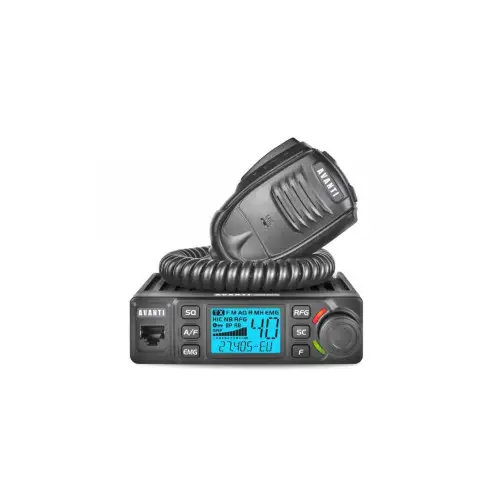 Statie CB auto Avanti Delta AM/FM 12/24V cu ASQ, RF Gain si ecran multicolor Ofertă exclusivă
