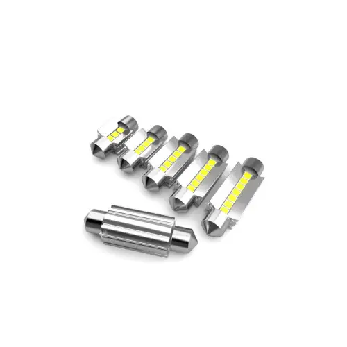 Comandă acum Set becuri LED sofit 36mm Canbus 6SMD 3030, 12V, lumină albă