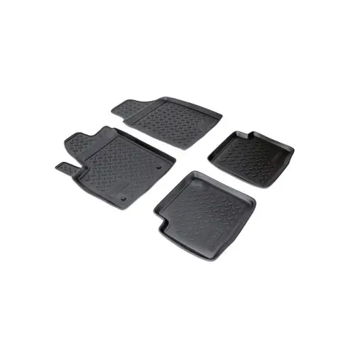 Set covorașe auto cauciuc tip tăviță pentru Fiat 500 (2007–2024), negre Super ofertă