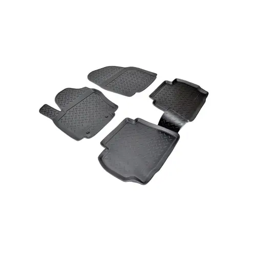 Ultima șansă Set covorase auto din cauciuc tip tavita pentru Ford Mondeo IV 2007-2014, negru
