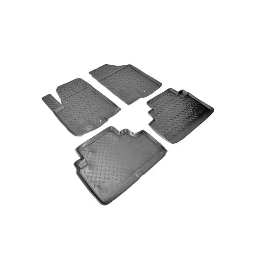 Chilipir Covorase auto cauciuc tip tavita pentru Hyundai i20 2008–2015, set 4 buc
