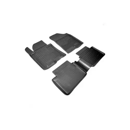 Set covorașe auto din cauciuc tip tavă pentru Kia Cee'd 2012–2018, negre Plată securizată