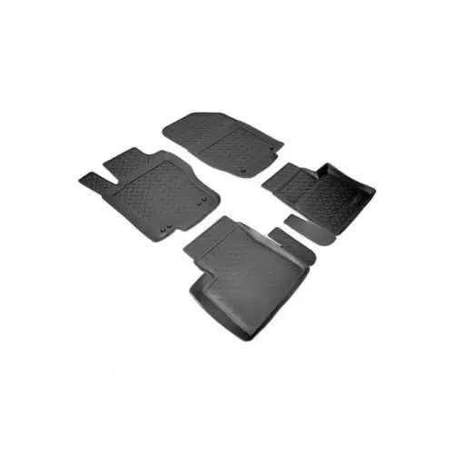 Covorașe auto cauciuc tip tăviță pentru Mercedes GL X164 (2005-2010), set 4 buc Cumpărături sigure