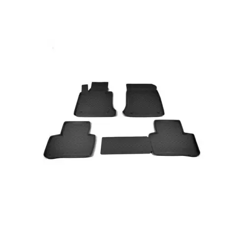 Covorase auto cauciuc tip tavita pentru Mercedes GLK X204 2008–2015, set 4 buc Calitate înaltă