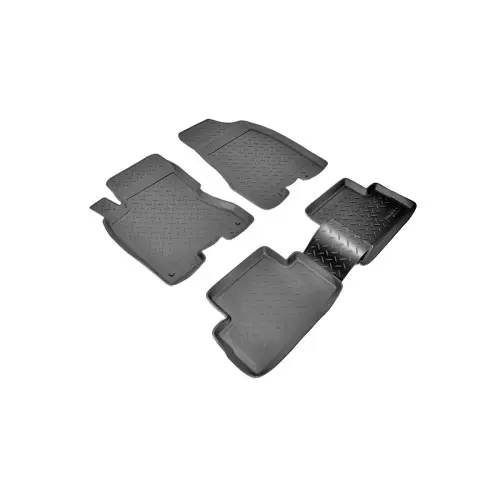 Covorase auto din cauciuc tip tavita pentru Nissan X-Trail T31 (2007–2014), set 4 piese Chilipir