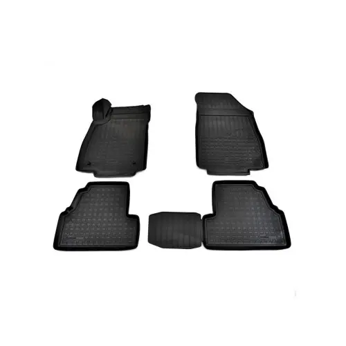 Set covorașe cauciuc tip tăviță pentru Opel Mokka X 2017+ (4 bucăți) negru Ofertă specială