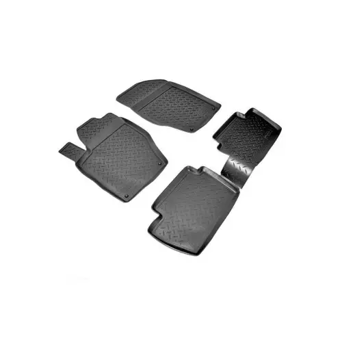 Set covorașe cauciuc tip tăviță pentru Peugeot 307 (2001–2007), 4 buc, negre Reducere specială