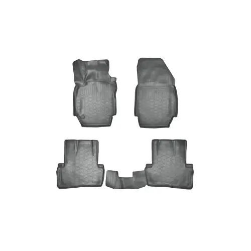 Premium Covorașe auto din cauciuc tip tăviță pentru Renault Captur 4x4 2015–2018, set 4 buc