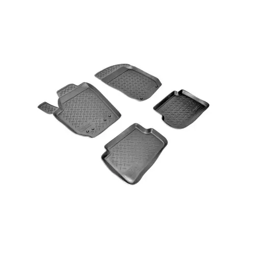 Retur ușor Set covorașe auto din cauciuc tip tăviță pentru Skoda Fabia 2007-2014, 4 buc