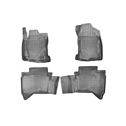 Covorașe auto din cauciuc tip tăviță pentru Toyota Hilux 2015+ (set 4, negru) Ofertă de sezon