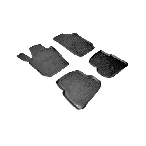 Set covorașe auto cauciuc tip tăviță Seat Ibiza 2009-2017, 4 bucăți Reducere specială