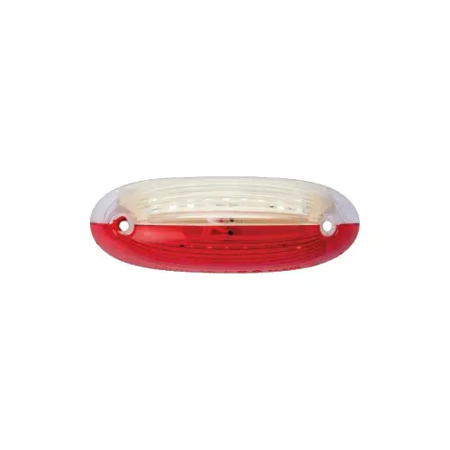 Lampă LED pentru iluminare număr auto 12–24V, alb/roșu, 125×45 mm (201815-BK) Reducere specială
