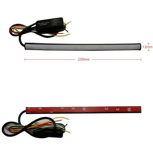 Banda DRL 30 cm cu semnalizare dinamica si fir separat pentru flash, 12V Preț redus