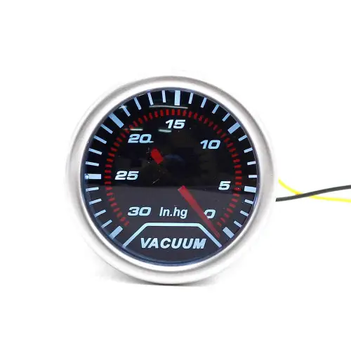 Ceas vacuum universal pentru bord 2" (52 mm) cu furtun inclus, HAO-VACUM1 Lichidare de stoc