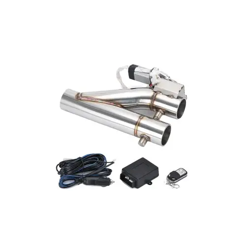 Lichidare de stoc Kit valvă cut-off evacuare tip Y 50 mm cu telecomandă, inox (306103/51)