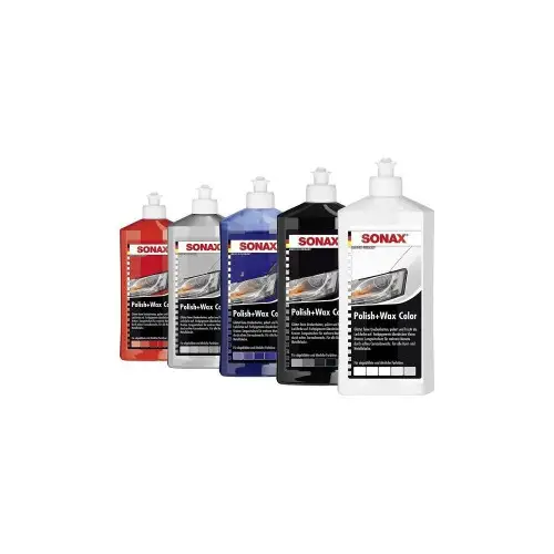 Polish cu ceară pe culoare Sonax 500 ml pentru întreținerea și protecția vopselei auto Super ofertă