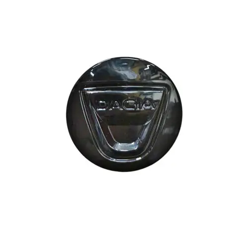 Capac jantă original Dacia negru lucios 55 mm, cu siglă relief, cod 403154328R Transport gratuit