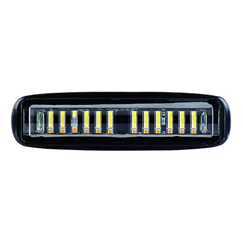 Proiector LED 24W 12/24V, 30° alb 6000K + portocaliu, stroboscop GD62424NLF Ofertă specială