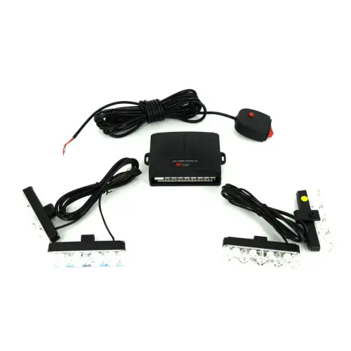 Preferatul clienților Lampă LED stroboscopică profesională 12–24V, set 4 module, lumină albastră 110-V44C