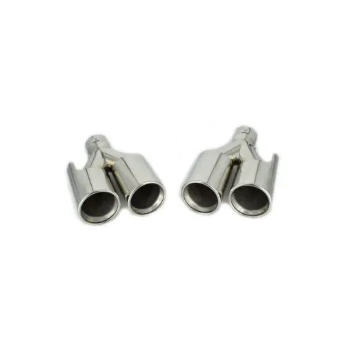 Set ornamente evacuare crom stanga-dreapta pentru BMW pachet M, 63 mm (7100417) Ofertă de sezon