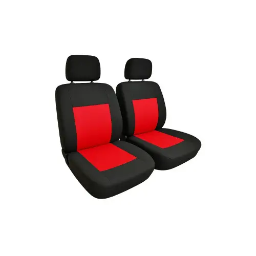 Set huse scaune auto față universale 1+1 din material textil, cu tetiere Plată sigură