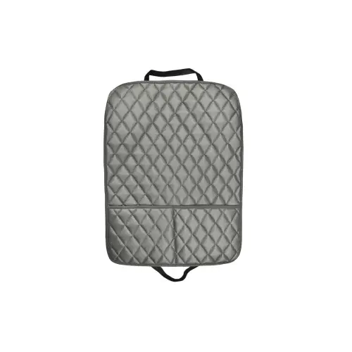 Protecție spătar scaun auto din imitație piele cu 2 buzunare, 61.5x47.5 cm Plată securizată
